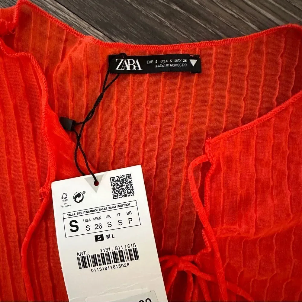 Zara Cropped Bolero Cardigan New
